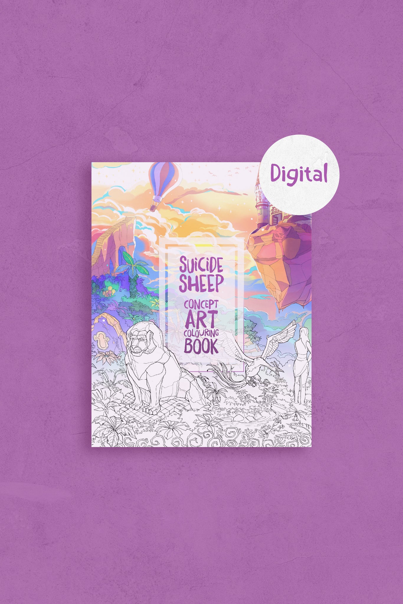 Sheepy's Concept Art Colouring Book: Digital Edition